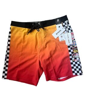 Hurley X NASCAR Phantom Eco Racetrack Board short